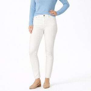 Apperloth A White Coated Skinny Pants L NWT